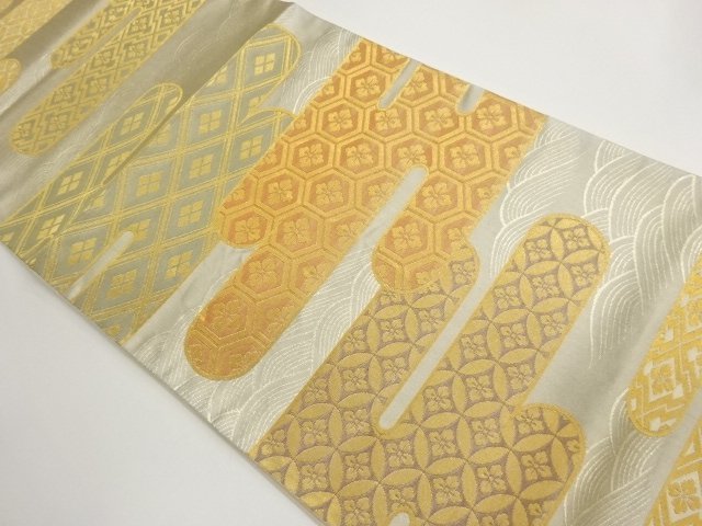 JAPANESE KIMONO / FUKURO OBI / WOVE EGASUMI & WAVE 